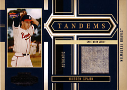2004 Playoff Honors #T7 Warren Spahn Jersey
