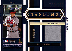 2004 Playoff Honors #T11 Chipper Jones Jersey