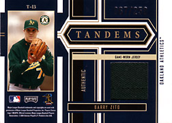 2004 Playoff Honors #T13 Barry Zito Jersey