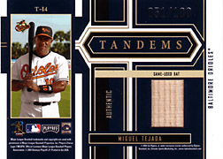 2004 Playoff Honors #T14 Miguel Tejada Bat