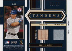 2004 Playoff Honors #T21 Hank Blalock Jersey