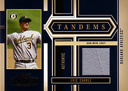 2004 Playoff Honors #T21 Eric Chavez Jersey