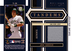 2004 Playoff Honors #T28 Jose Canseco Jersey