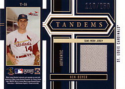 2004 Playoff Honors #T35 Ken Boyer Jersey