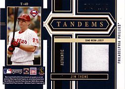 2004 Playoff Honors #T40 Jim Thome Jersey