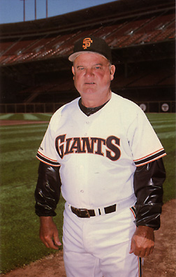 1987 San Francisco Giants Postcards Don Zimmer Front