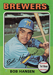1975 Topps #508 Bob Hansen Front