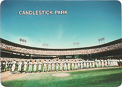 1987 Mother's Cookies Giants Candlestick Park #28 Front