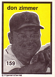 1988 O'Connel & Son Fifth Series #159 Don Zimmer Front