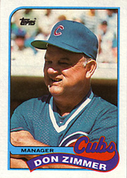 1989 Topps Don Zimmer #134 Front